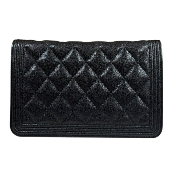 CHANEL Black Caviar Leather Wallet - Picture 3 of 10
